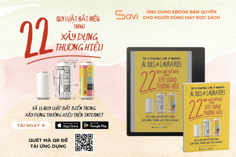 Cuốn sách 22 Quy Luật Bất Biến Trong Xây Dựng Thương Hiệu