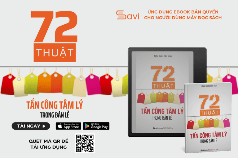 72 Thuật Tấn Công Tâm Lý Trong Bán Lẻ của Nhà xuất bản Alpha Books