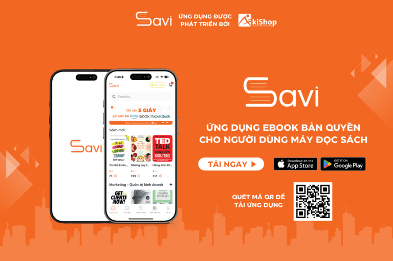 Savi - Ứng dụng ebook bản quyền cho máy đọc sách