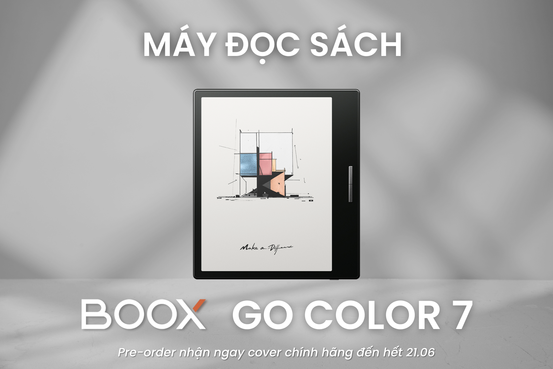 Pre-order Boox Go Color 7 nhận ngay ưu đãi