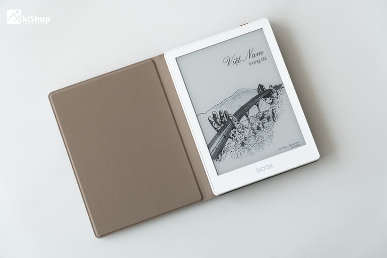 Sử dụng bao da bảo vệ máy đọc sách