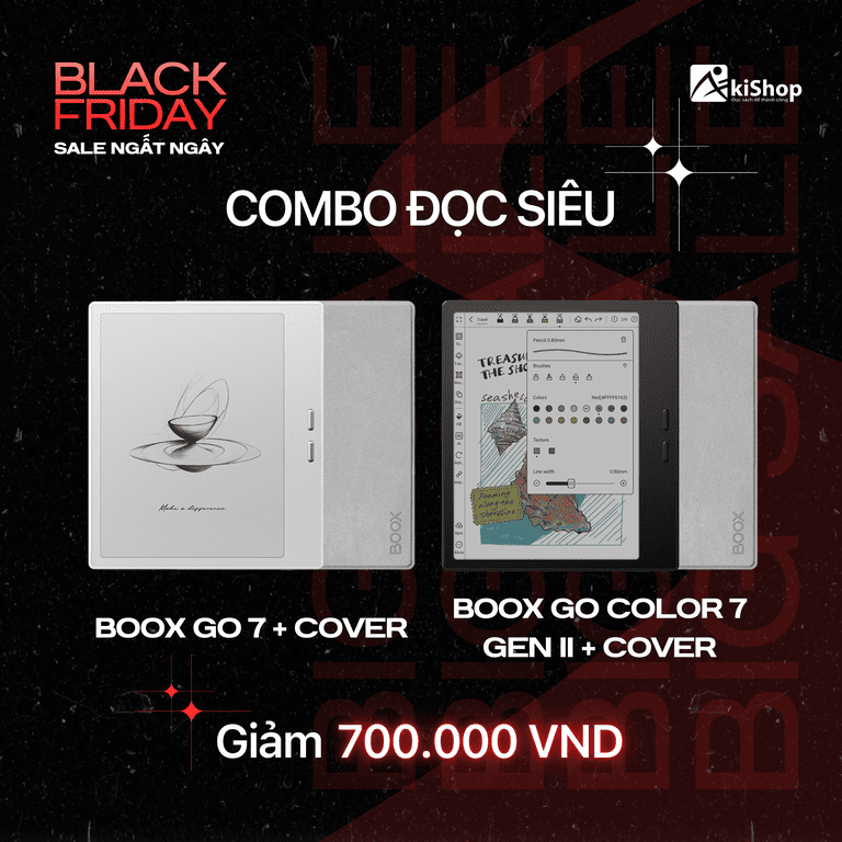 Combo Boox Go 7 + Cover: