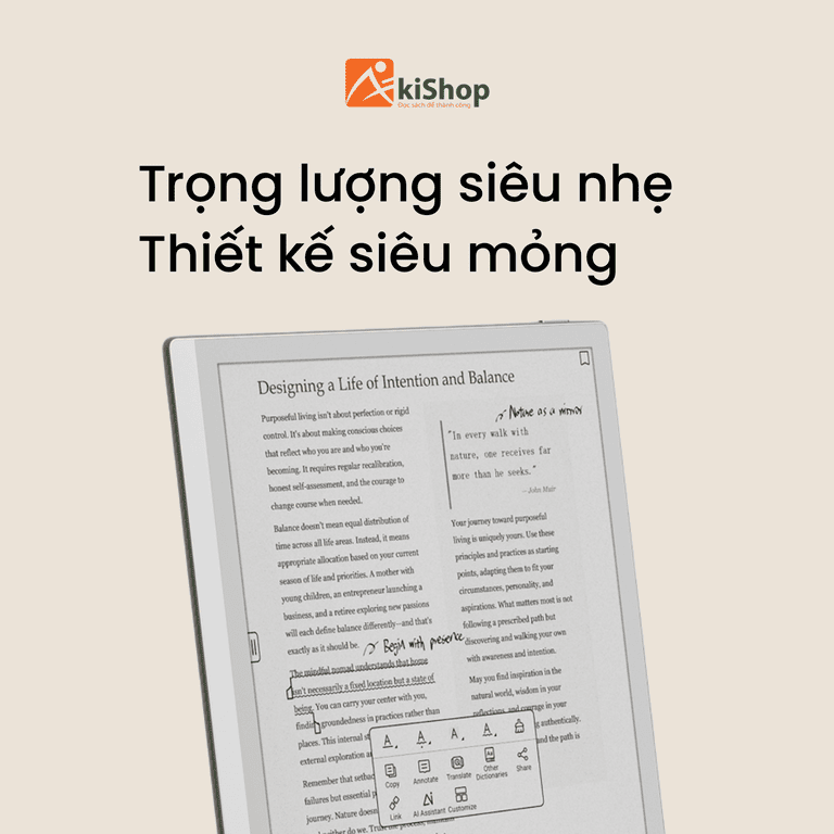 Thiết kế BOOX Go 10.3 Gen II 