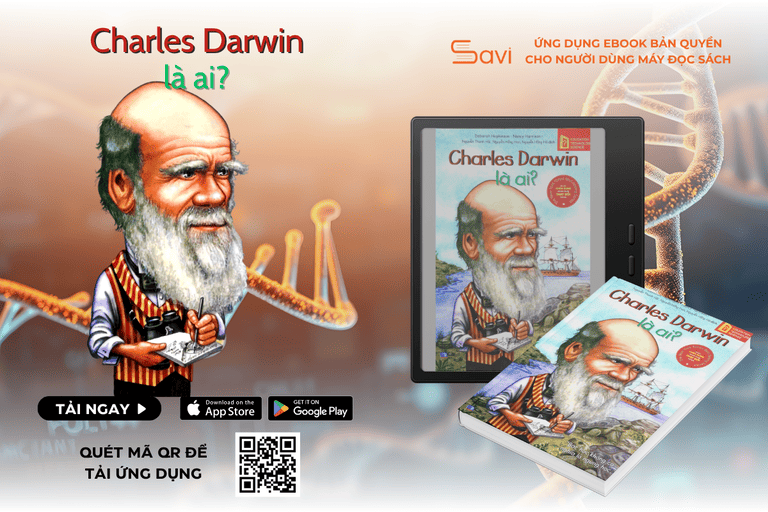 Tác phẩm "Charles Darwin Là Ai?" của tác giả Deborah Hopkinson & Nancy Harrison