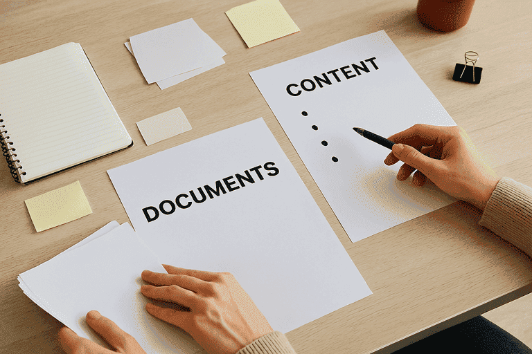 Chuẩn bị nội dung 