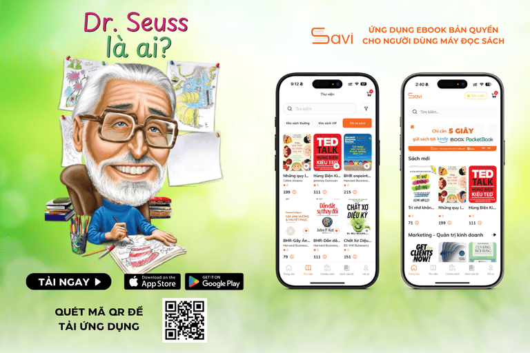 Ebook "Dr. Seuss Là Ai?" đã có mặt trên Savi