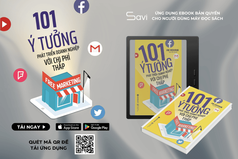 Tác phẩm "Free Marketing – 101 Ý Tưởng Phát Triển Doanh Nghiệp Với Chi Phí Thấp"