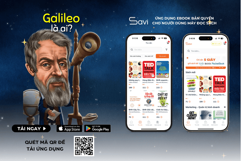 Ebook "Galileo Là Ai?" đã có mặt trên Savi