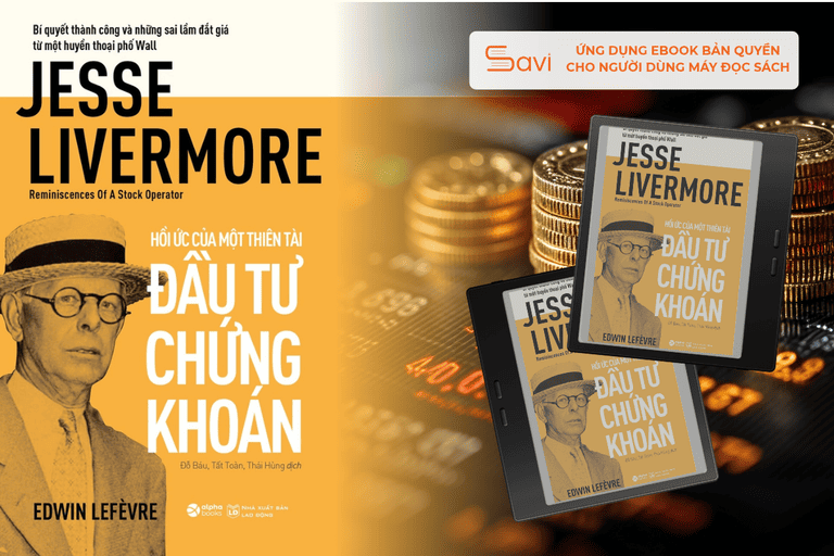 Ebook "Jesse Livermore - Hồi Ức Của Một Thiên Tài Đầu Tư Chứng Khoán" đã có trên Savi