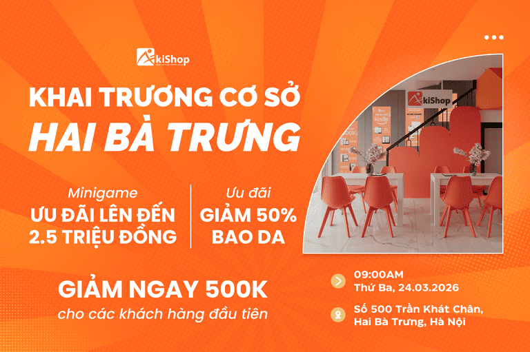 Akishop khai trương cửa hàng mới tại 500 Trần Khát Chân