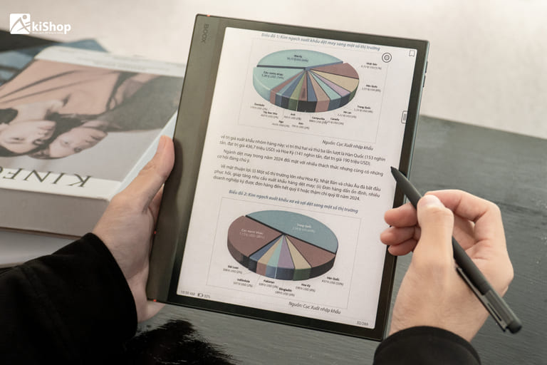 Sử dụng máy đọc sách phát triển công nghệ 