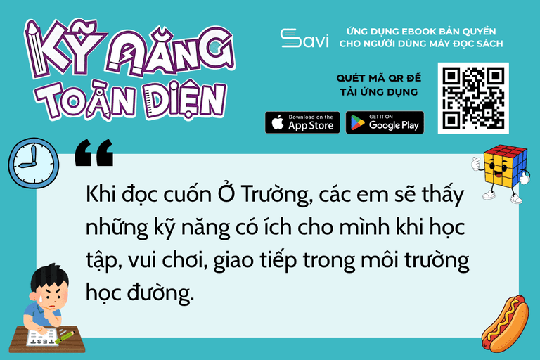 Cuốn sách giúp trẻ nắm được những kỹ năng cần thiết khi đến trường
