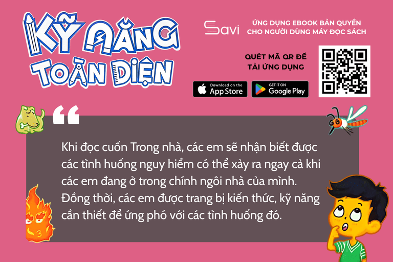 Tác phẩm "Kỹ Năng Toàn Diện Dành Cho Học Sinh Tiểu Học - Trong Nhà" của Einstein Books