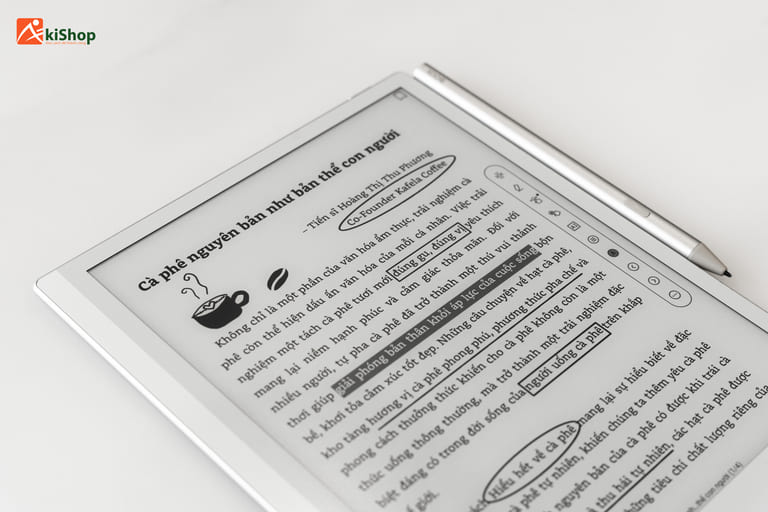Công nghệ màn hình E-ink trên máy đọc sách 