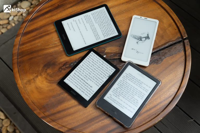 So sánh chi tiết máy đọc sách Android và Kindle hệ điều hành đóng