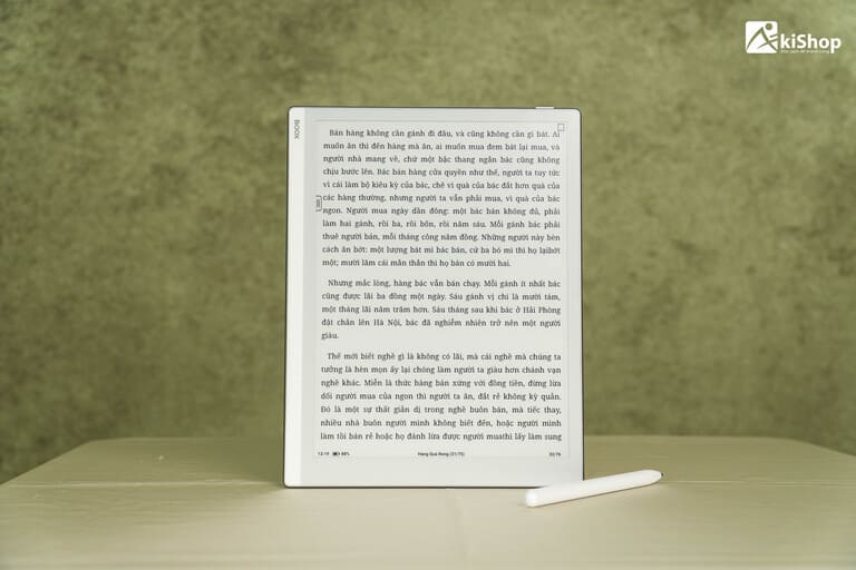 Màn hình E-ink của máy đọc sách 