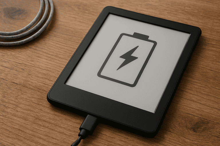 Không dùng sạc nhanh cho máy đọc sách 