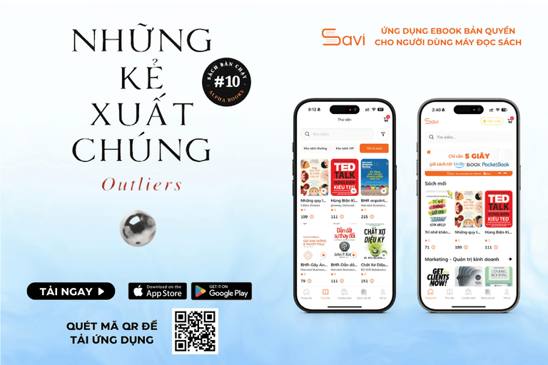 Ebook "Những kẻ xuất chúng" đã có mặt trên Savi