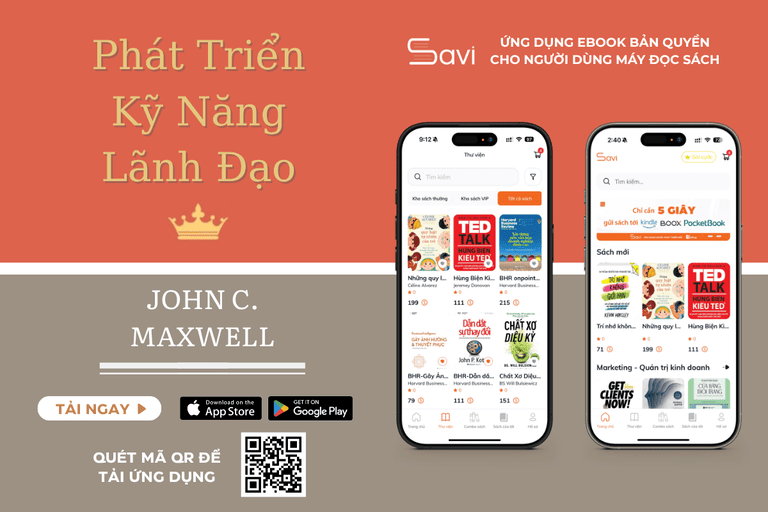 Phát Triển Kỹ Năng Lãnh Đạo ebook đã có trên Savi