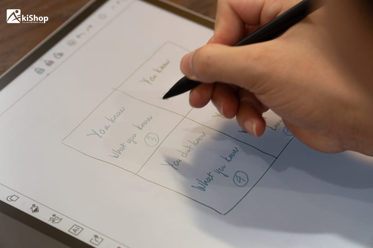 Ghi chú trên máy đọc sách 