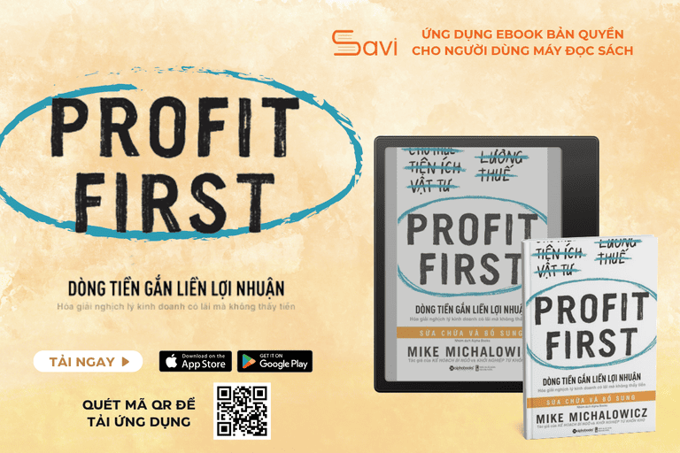 Tác phẩm "Profit First - Dòng Tiền Gắn Liền Lợi Nhuận"
