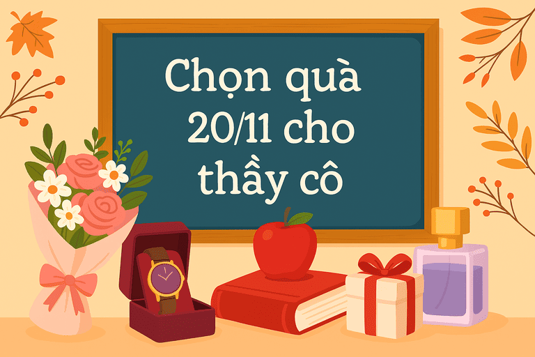 Chọn quà cho thầy cô ngày 20/11