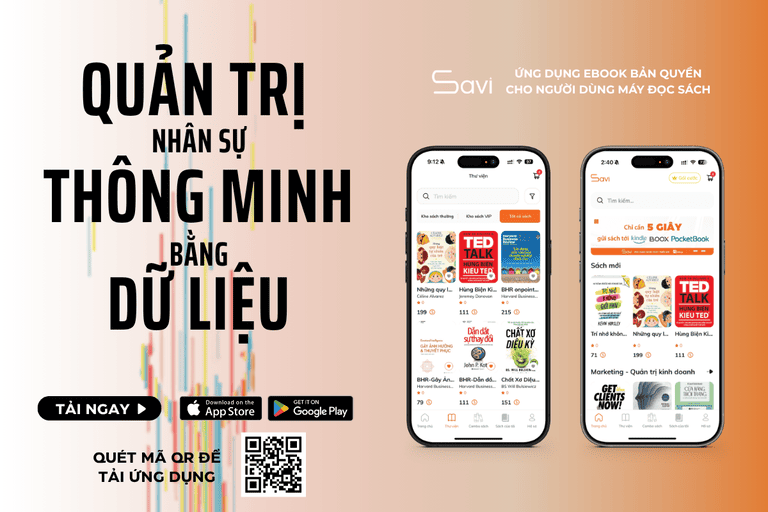 Ebook "Quản Trị Nhân Sự Thông Minh Bằng Dữ Liệu" Đã Có Mặt Trên Savi