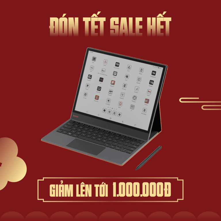 BOOX Note Max / Tab X C + bao da bàn phím giảm mạnh đến 1.000.000đ