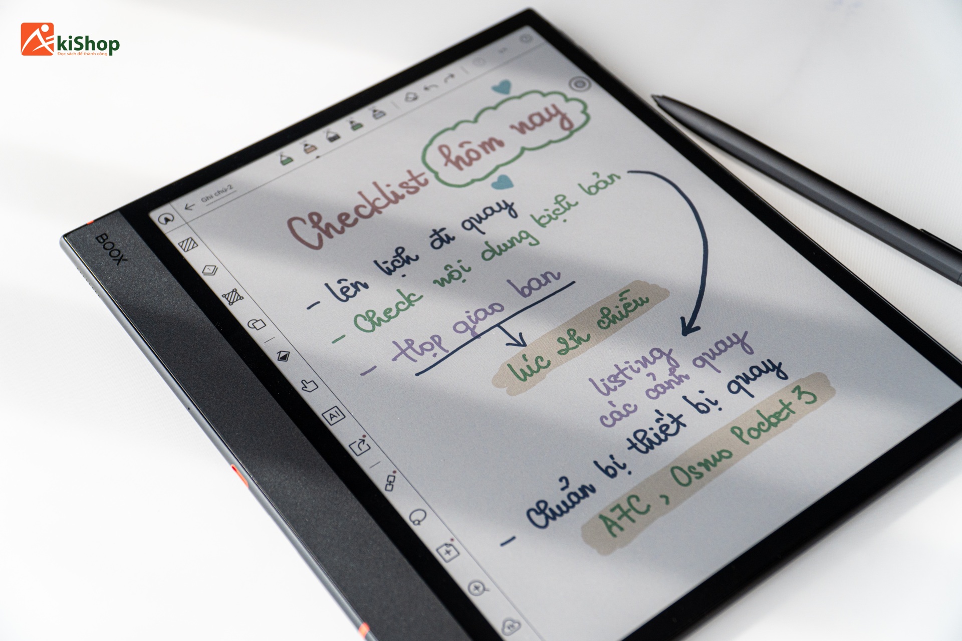 Trải nghiệm ghi chú chân thực 