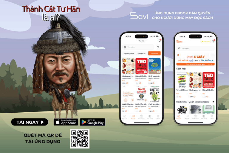 Ebook "Thành Cát Tư Hãn Là Ai?" đã có mặt trên Savi