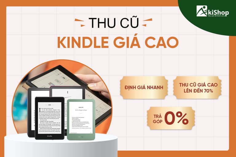 Akishop đem đến nhiều ưu đãi trong chương trình thu cũ máy đọc sách Kindle