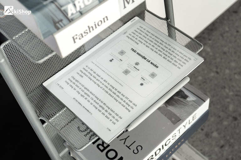 Đọc sách trên máy đọc sách 