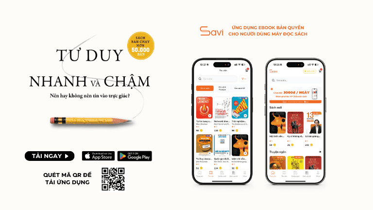 Tư Duy Nhanh Và Chậm ebook trên ứng dụng SAVI