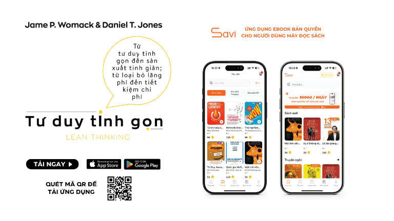 Đọc Tư Duy Tinh Gọn ebook trên ứng dụng SAVI