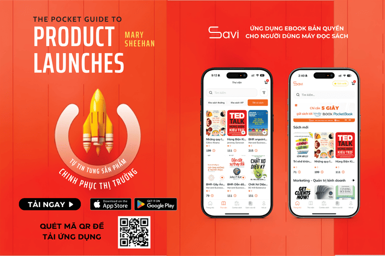 Ebook "Tự Tin Tung Sản Phẩm Chinh Phục Thị Trường" đã có mặt trên Savi