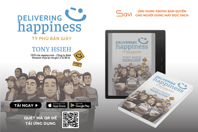 Tác phẩm "Tỷ Phú Bán Giày" của tác giả Tony Hsieh