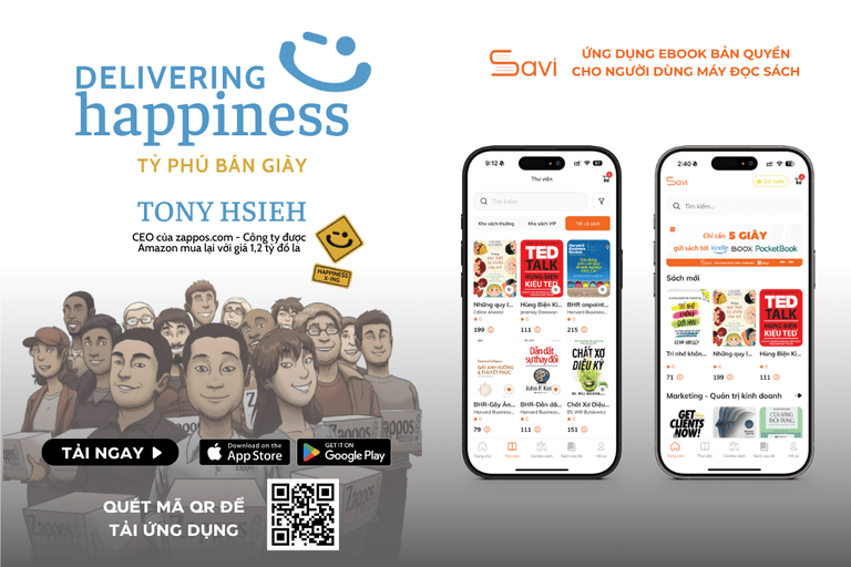 Ebook "Tỷ Phú Bán Giày" đã có mặt trên Savi