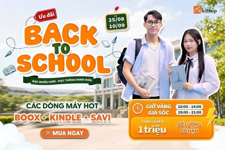 Chương trình khuyến mãi "Back To School" của Akishopcho mùa tựu trường