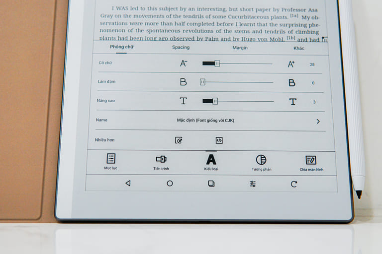 Tùy chỉnh file ebook
