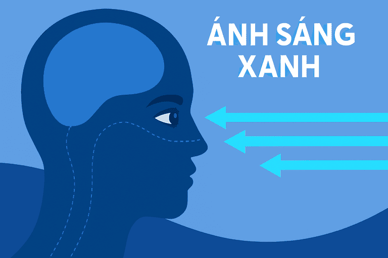 Tác động của ánh sáng xanh lên mắt