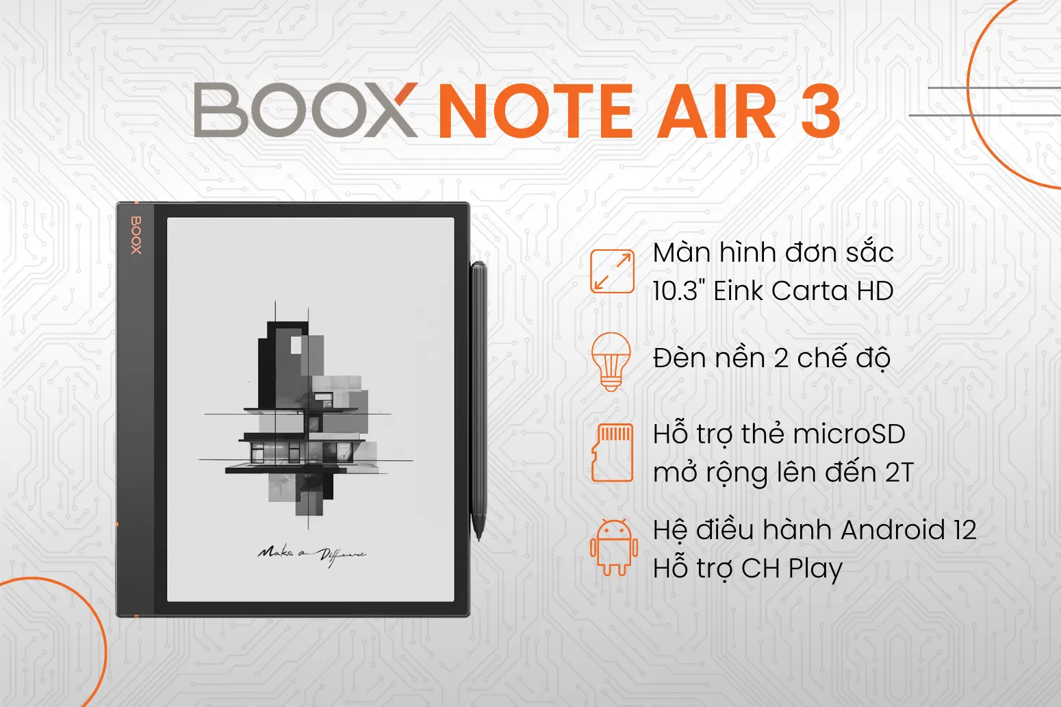 Máy đọc sách Boox Note Air 3
