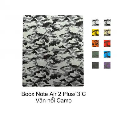 Skin máy đọc sách Boox Note Air Series vân nổi Camo