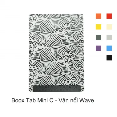 Skin máy đọc sách Boox Tab Mini C vân nổi Wave