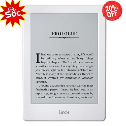 Máy đọc sách New Kindle (8th)- Màu trắng