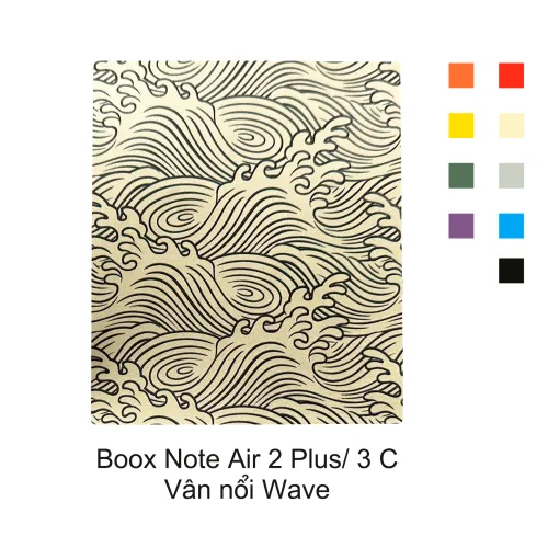 Skin máy đọc sách Boox Note Air Series vân nổi Wave