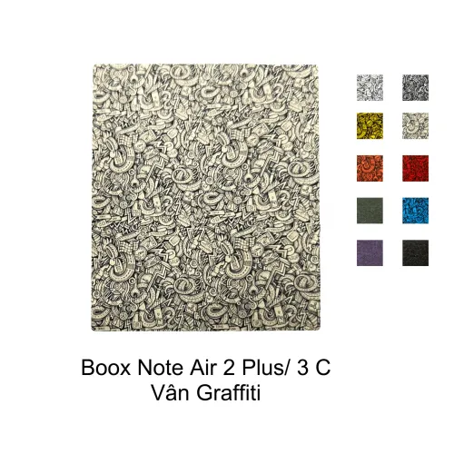 Skin máy đọc sách Boox Note Air Series vân nổi Grafity